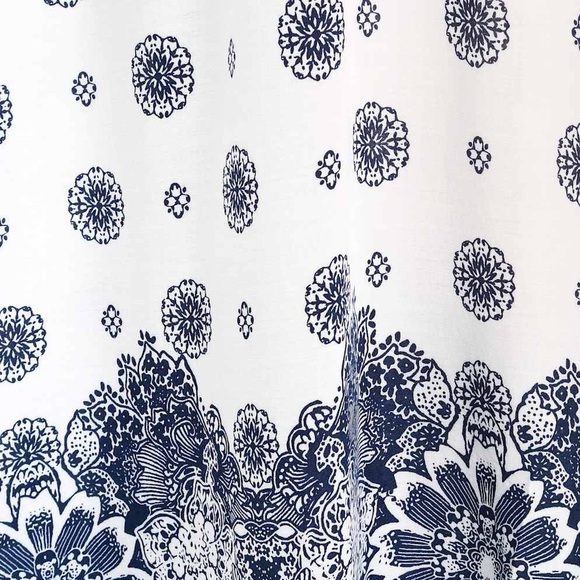 Lulus South of France Blue and Ivory Print Maxi Dress - Picture 3 of 8